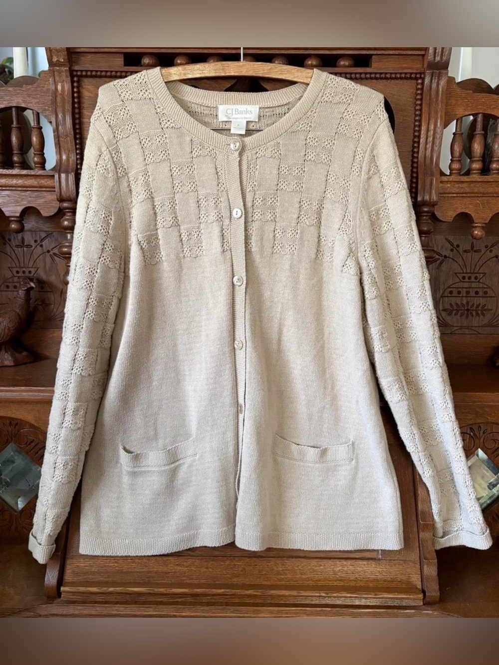 Lovely cotton 90s cozy cardigan